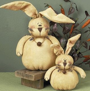 Rolly Polly Country Bunny Set