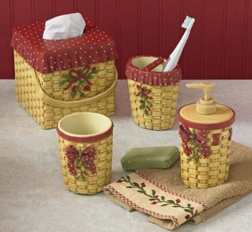 Thistleberry bath decor set