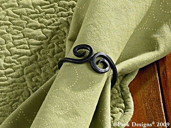 iron knotted napkin ring