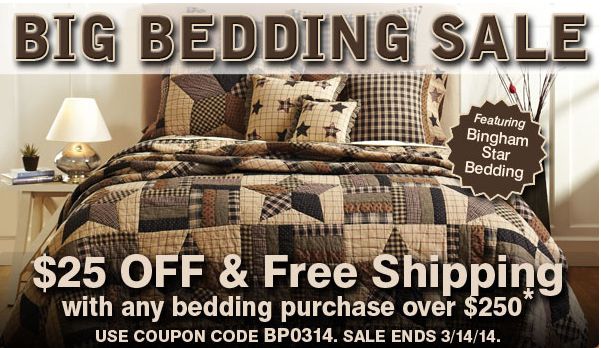 bedding sale