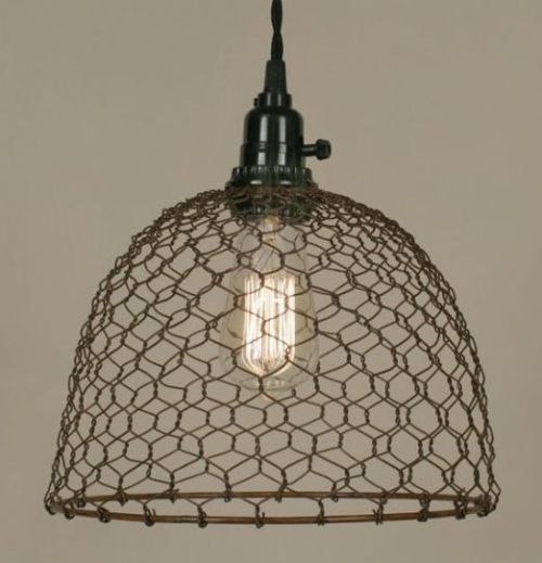 Chicken wire dome light