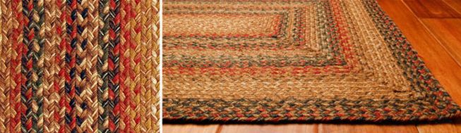 Timber Trail braided jute rugs