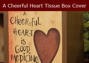 cheerful heart tissue box cover